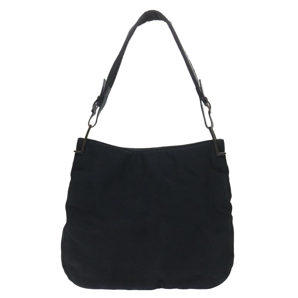 Gucci Nylon Shoulder Bag Black